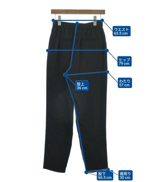 theory luxe（セオリーリュクス）スラックス 黒 サイズ:36(S位) レディース/2200700272037