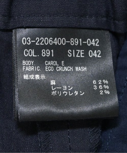 theory luxe（セオリーリュクス）スラックス 紺 サイズ:42(L位) レディース/2200699610018