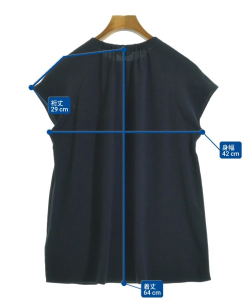 theory luxe（セオリーリュクス）ブラウス 紺 サイズ:38(M位) レディース/2200699553032