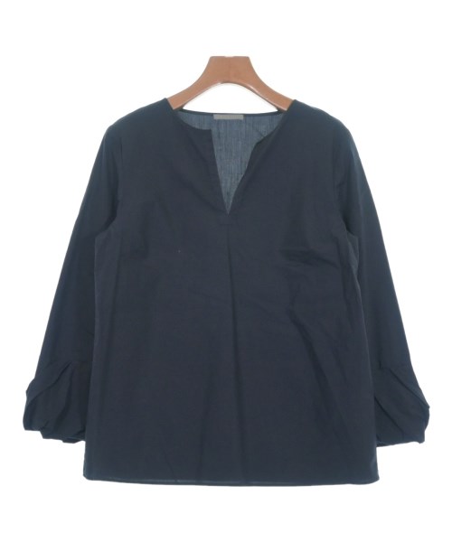 theory luxe(セオリーリュクス)ブラウス 紺 サイズ:38(M位)/2200654690055