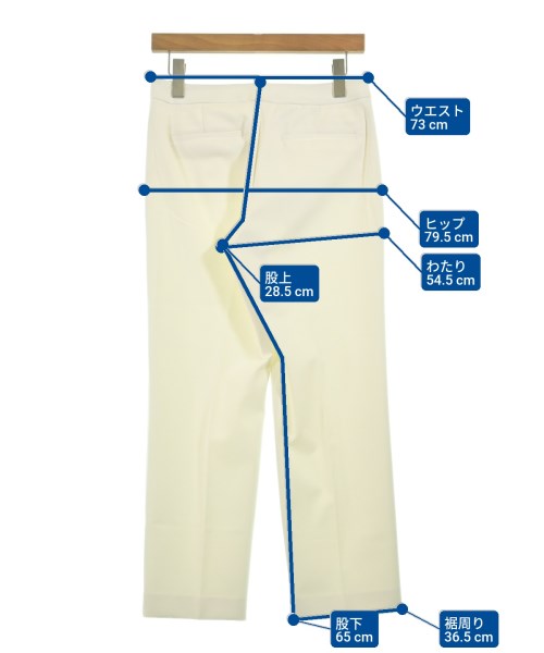 theory luxe（セオリーリュクス）スラックス 白 サイズ:38(M位) レディース/2200642868299