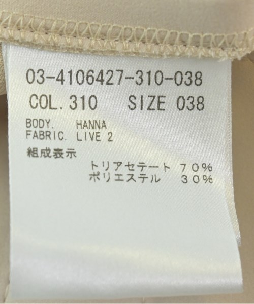 theory luxe（セオリーリュクス）その他 ベージュ サイズ:38(M位) レディース/2200655950158