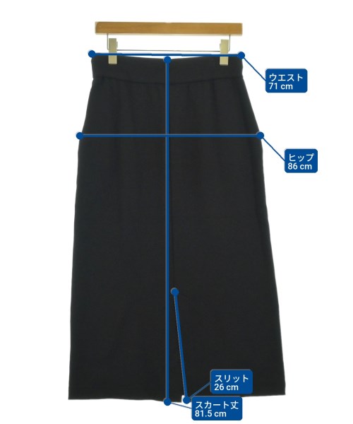 theory luxe（セオリーリュクス）ロング・マキシ丈スカート 黒 サイズ:40(M位) レディース/2200646645261