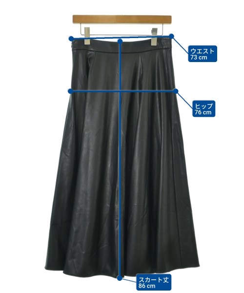 theory luxe（セオリーリュクス）ロング・マキシ丈スカート 黒 サイズ:40(M位) レディース/2200646645292