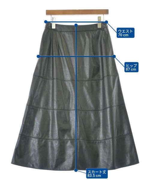 theory luxe（セオリーリュクス）ロング・マキシ丈スカート 黒 サイズ:40(L位) レディース/2200646645346