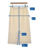 theory luxe（セオリーリュクス）ロング・マキシ丈スカート 白 サイズ:42(L位) レディース/2200646645360