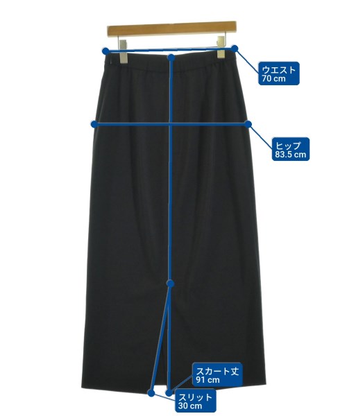theory luxe（セオリーリュクス）ロング・マキシ丈スカート 黒 サイズ:40(M位) レディース/2200646645384