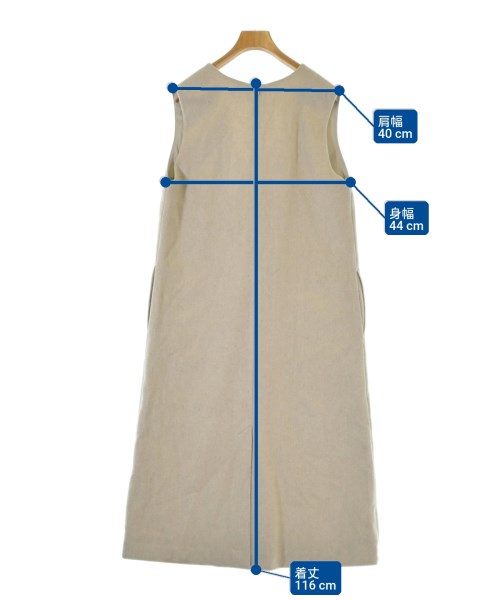 theory luxe（セオリーリュクス）ワンピース ベージュ サイズ:40(L位) レディース/2200646645674