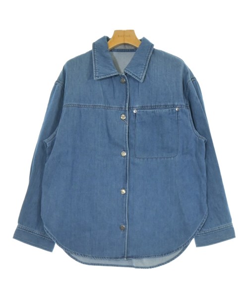 theory luxe(セオリーリュクス)カジュアルシャツ 青 サイズ:38(M位)/2200655815044