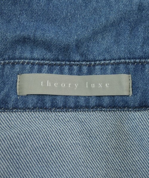 theory luxe（セオリーリュクス）カジュアルシャツ 青 サイズ:38(M位) レディース/2200655815044
