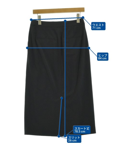 theory luxe（セオリーリュクス）ロング・マキシ丈スカート 黒 サイズ:40(M位) レディース/2200657832216