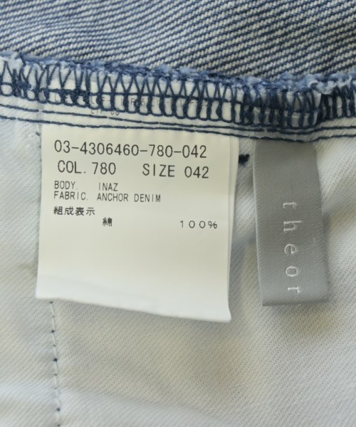 theory luxe（セオリーリュクス）デニムパンツ 青 サイズ:42(XL位) レディース/2200657832407