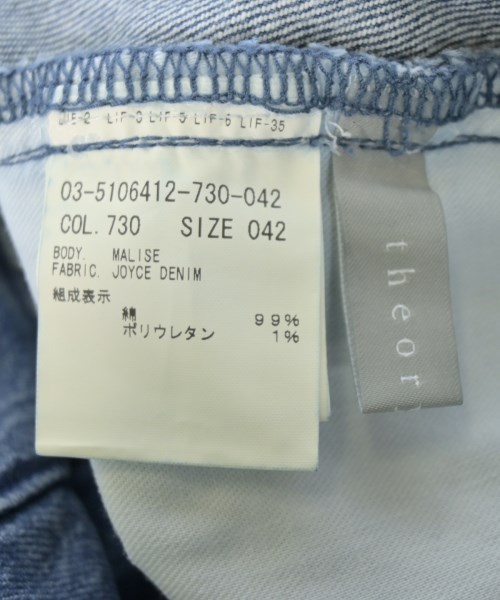 theory luxe（セオリーリュクス）デニムパンツ 青 サイズ:42(L位) レディース/2200657832421