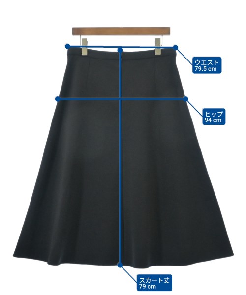 theory luxe（セオリーリュクス）ロング・マキシ丈スカート 黒 サイズ:40(M位) レディース/2200657832759