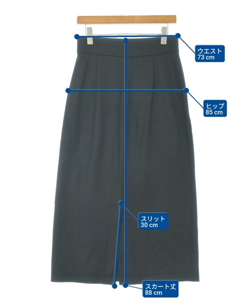 theory luxe（セオリーリュクス）ロング・マキシ丈スカート 黒 サイズ:40(L位) レディース/2200657832919