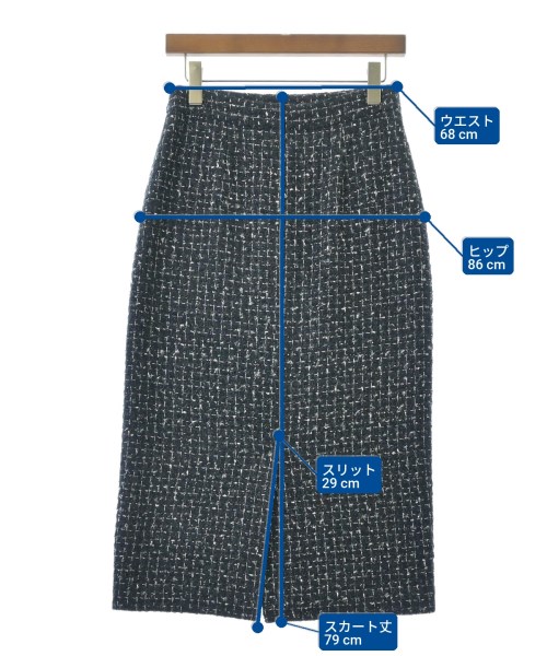 theory luxe（セオリーリュクス）ロング・マキシ丈スカート 紺 サイズ:38(M位) レディース/2200657479015