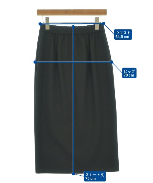 theory luxe（セオリーリュクス）ロング・マキシ丈スカート 黒 サイズ:36(S位) レディース/2200657675578