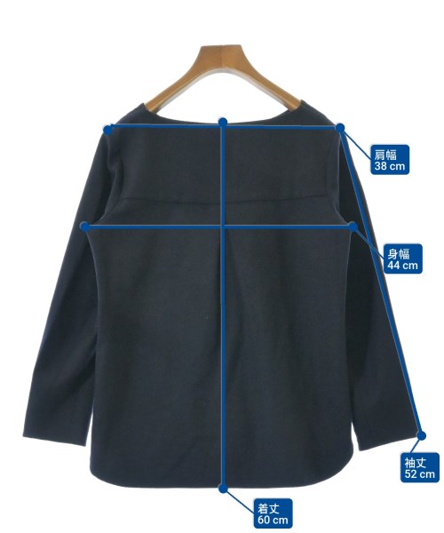 theory luxe（セオリーリュクス）ブラウス 紺 サイズ:38(S位) レディース/2200662272021