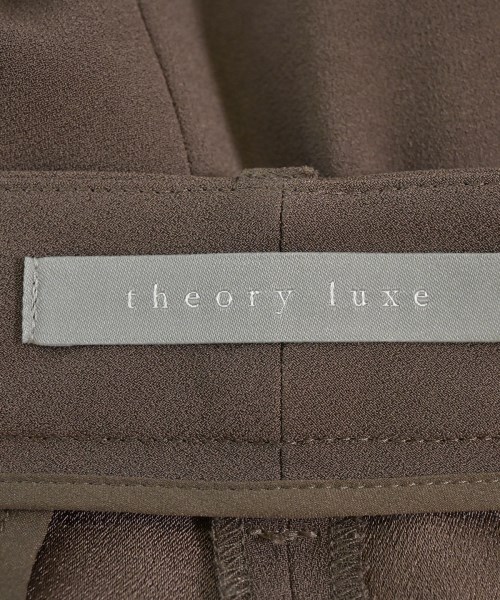 theory luxe（セオリーリュクス）スラックス 茶 サイズ:38(M位) レディース/2200711174054