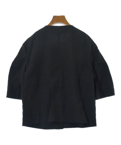 theory luxe（セオリーリュクス）ノーカラージャケット 黒 サイズ:38(M位) レディース/2200711627031