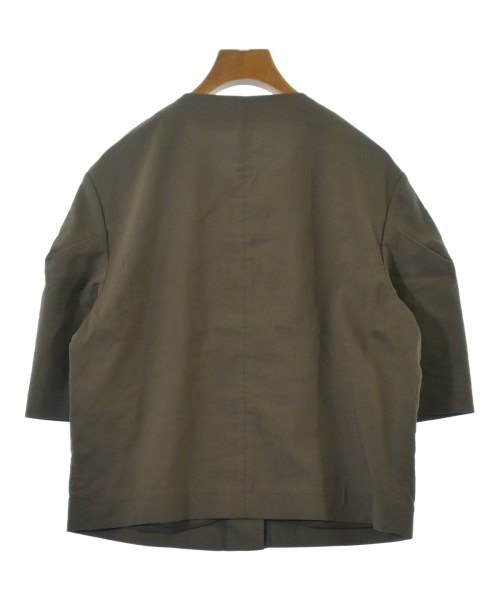 theory luxe（セオリーリュクス）ノーカラージャケット カーキ サイズ:38(M位) レディース/2200711659032