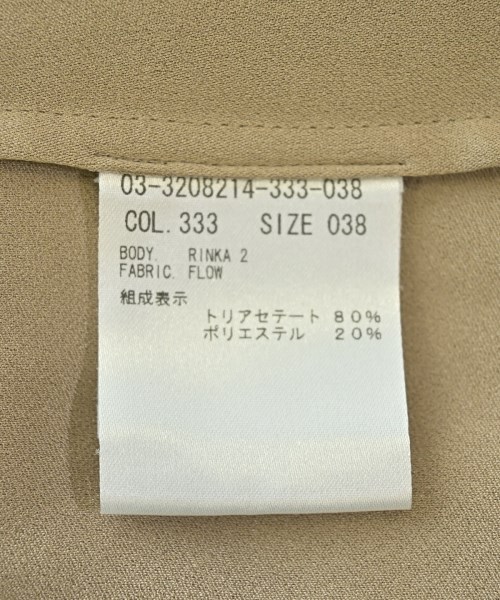 theory luxe（セオリーリュクス）カジュアルシャツ ベージュ サイズ:38(M位) レディース/2200711002074