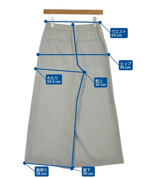 theory luxe（セオリーリュクス）クロップドパンツ グレー サイズ:36(S位) レディース/2200713255027