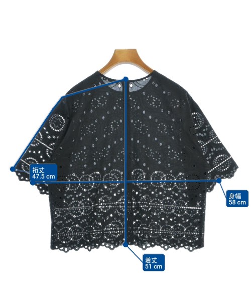 theory luxe（セオリーリュクス）ブラウス 黒 サイズ:38(M位) レディース/2200713821024