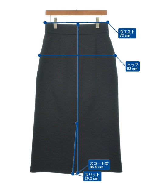 theory luxe（セオリーリュクス）ロング・マキシ丈スカート 黒 サイズ:40(M位) レディース/2200713821086