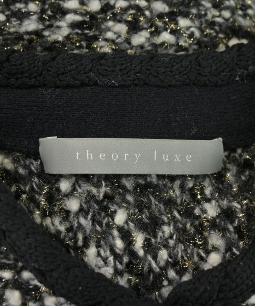 theory luxe（セオリーリュクス）ノーカラージャケット 黒 サイズ:38(M位) レディース/2200710552013