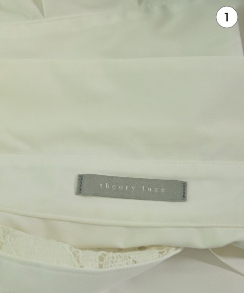 theory luxe（セオリーリュクス）カジュアルシャツ 白 サイズ:38(M位) レディース/2200714846064