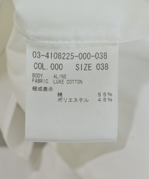 theory luxe（セオリーリュクス）カジュアルシャツ 白 サイズ:38(M位) レディース/2200714846088