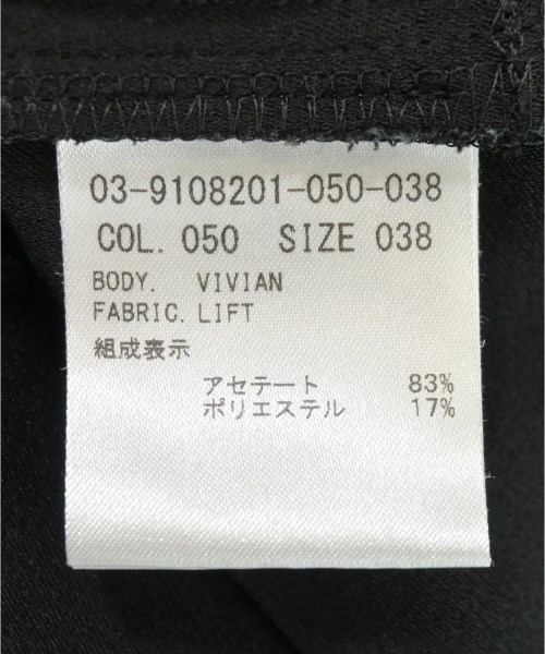 theory luxe（セオリーリュクス）ブラウス 黒 サイズ:38(M位) レディース/2200714866062