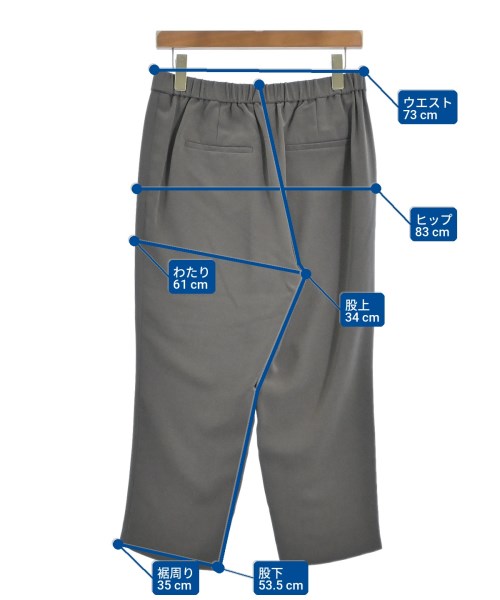 theory luxe（セオリーリュクス）スラックス グレー サイズ:42(L位) レディース/2200714984018