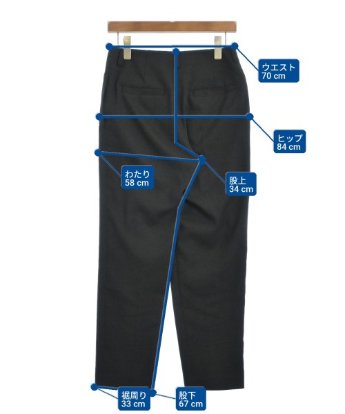 theory luxe（セオリーリュクス）スラックス 黒 サイズ:38(M位) レディース/2200714278094