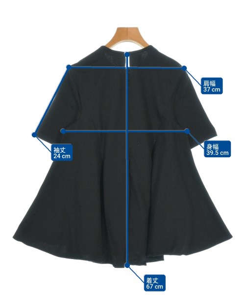 theory luxe（セオリーリュクス）Tシャツ・カットソー 黒 サイズ:38(M位) レディース/2200711927216