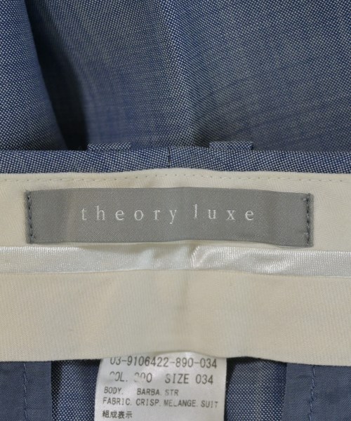 theory luxe（セオリーリュクス）スラックス 青 サイズ:34(XS位) レディース/2200712743075