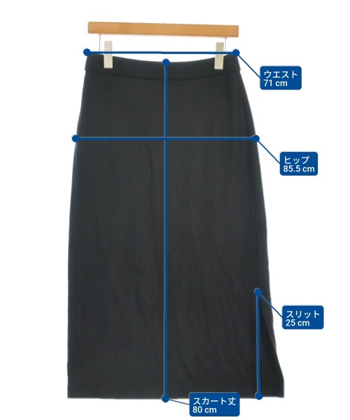 theory luxe（セオリーリュクス）ロング・マキシ丈スカート 黒 サイズ:40(M位) レディース/2200718999070