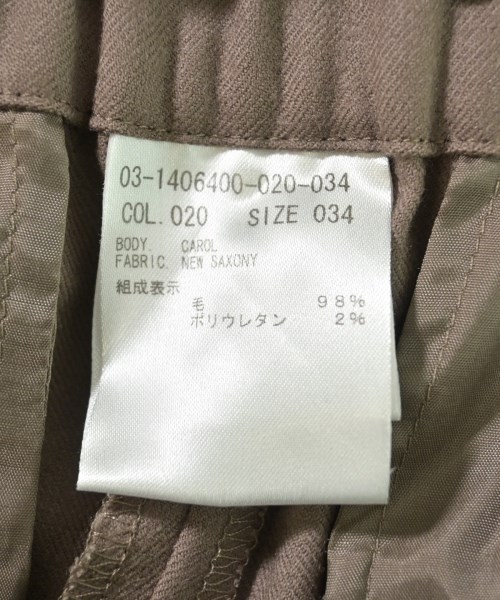 theory luxe（セオリーリュクス）スラックス 茶 サイズ:34(XS位) レディース/2200645230017