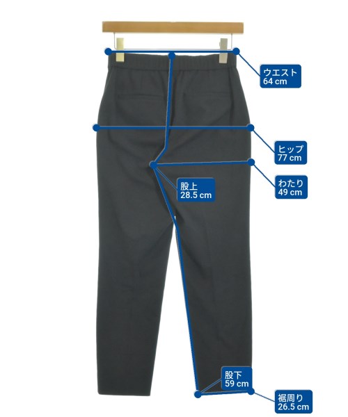 theory luxe（セオリーリュクス）クロップドパンツ 黒 サイズ:34(XS位) レディース/2200636652026