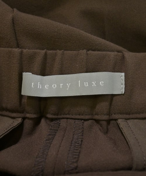 theory luxe（セオリーリュクス）クロップドパンツ 茶 サイズ:34(XS位) レディース/2200636652057