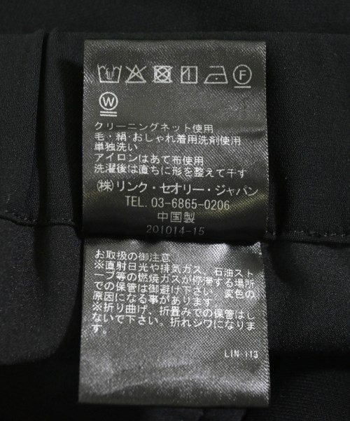 theory luxe（セオリーリュクス）スラックス 黒 サイズ:34(XS位) レディース/2200636652088