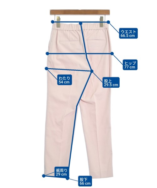 theory luxe（セオリーリュクス）スラックス ピンク サイズ:36(S位) レディース/2200643719057