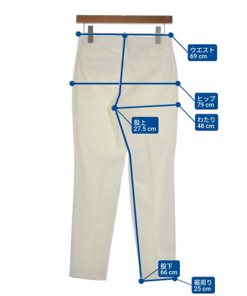 theory luxe（セオリーリュクス）スラックス 白 サイズ:36(S位) レディース/2200643719064