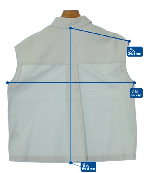 theory luxe（セオリーリュクス）カジュアルシャツ 青 サイズ:38(M位) レディース/2200643719125