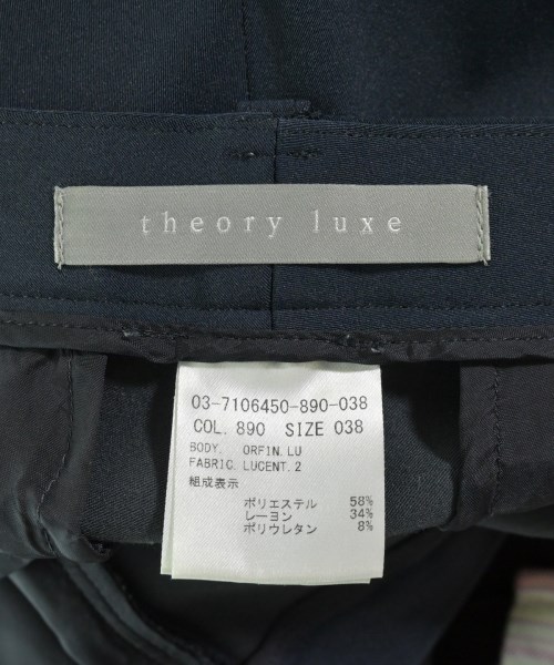 theory luxe（セオリーリュクス）スラックス 紺 サイズ:38(M位) レディース/2200638437027
