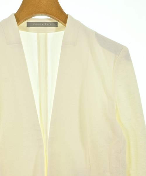 theory luxe（セオリーリュクス）ノーカラージャケット 白 サイズ:36(S位) レディース/2200647776032