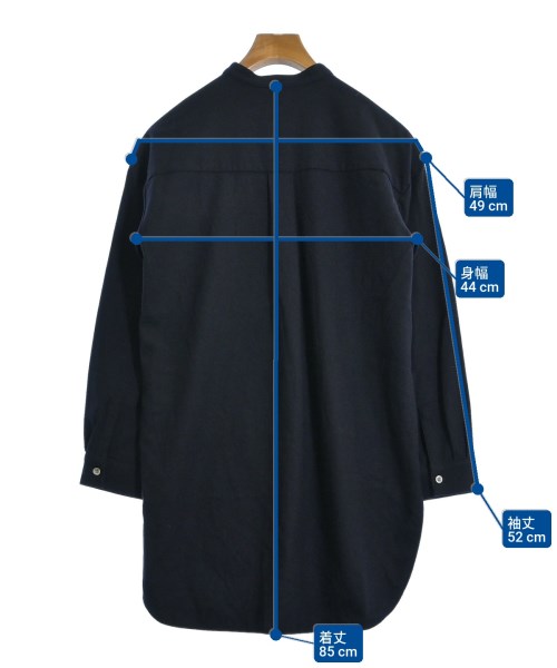 theory luxe（セオリーリュクス）ブラウス 紺 サイズ:38(M位) レディース/2200648823100