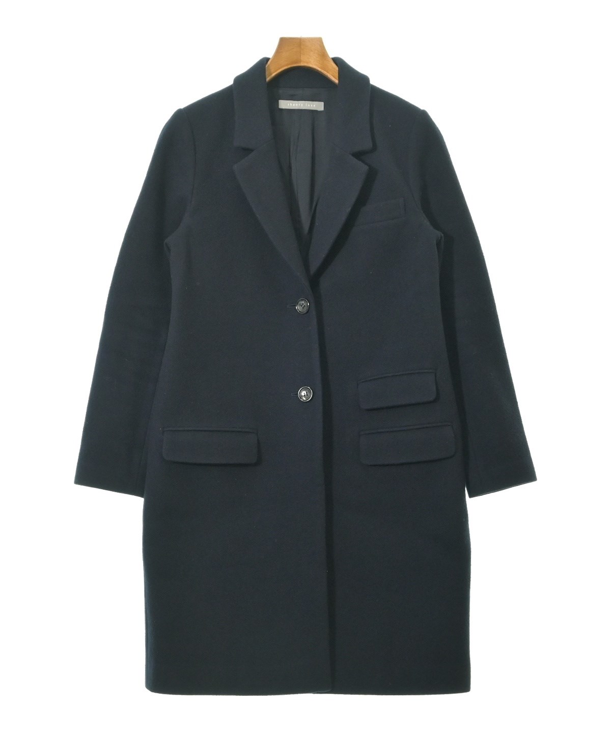 theory luxe（セオリーリュクス）チェスターコート 紺 サイズ:38(M位