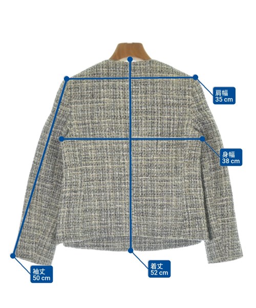 theory luxe（セオリーリュクス）ノーカラージャケット 白 サイズ:32(XS位) レディース/2200649486021